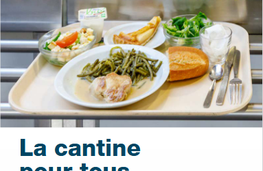 Nouveaux tarifs repas à la cantine